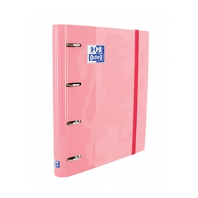 Oxford A4 Ring Binder with Refill (100 Folhas) (Bubblegum Pink)