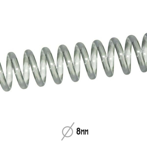 Espiral Plástica Transparente 5:1 (8 mm)